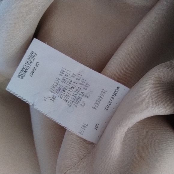 Marisa Minicucci Viscose/ Poly Jacket Blazer Double Button Padded Lined Size 14 - Picture 10 of 11